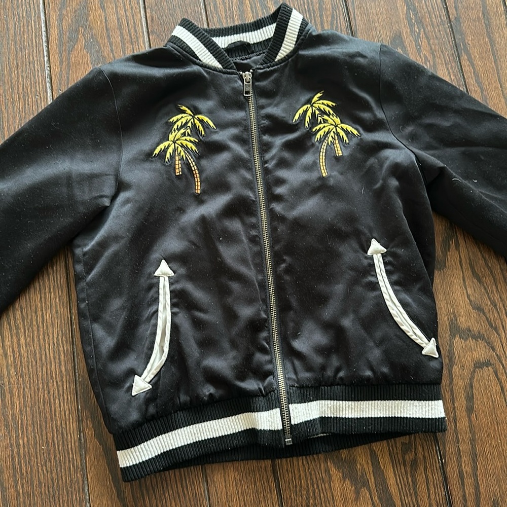 Stella McCartney Kids Palm Bomber Jacket